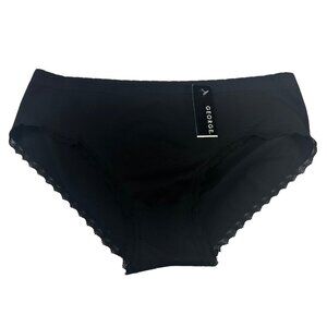 George Women's Size 8 XL Panty Seamless Hipster Black New With Tags